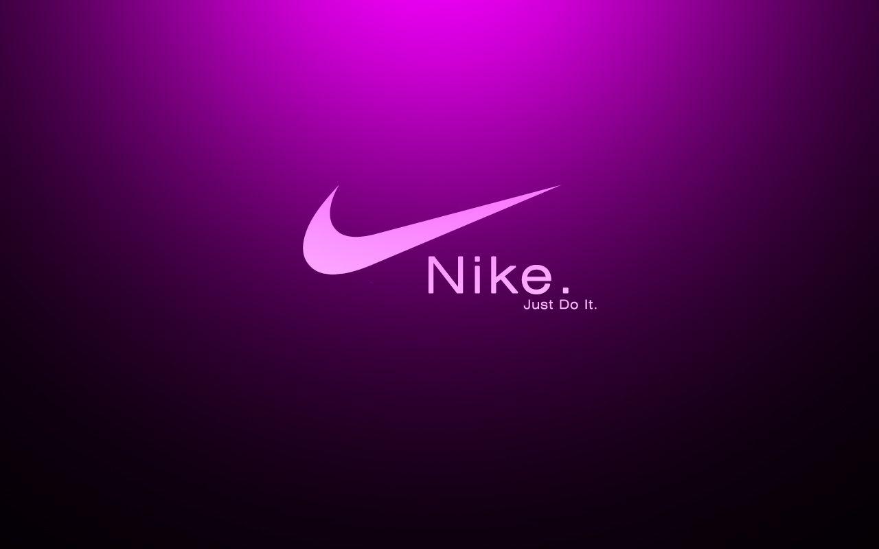 Nike Logo Purple Background. BACKGROUND. Nike logo
