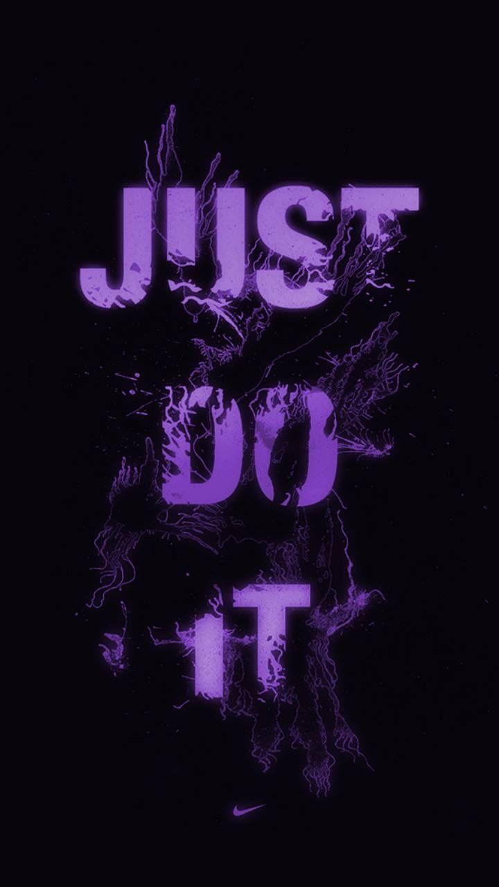 Just Do It Purple. Nike motivation, Nike wallpaper, Sport