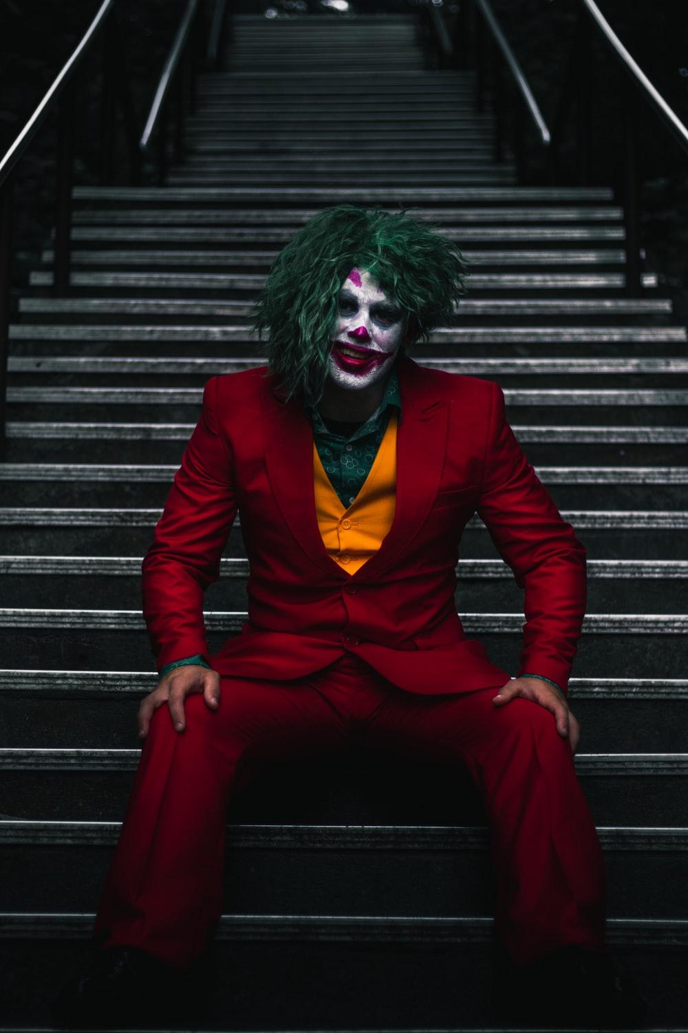 Joker on stairs photo