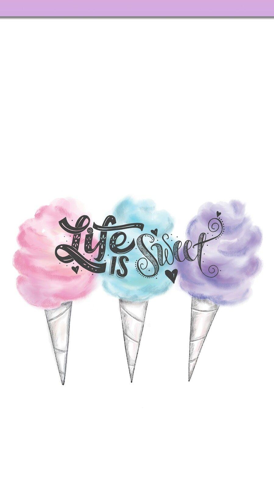 Cute Cotton Candy Wallpaper Free Cute Cotton Candy Background
