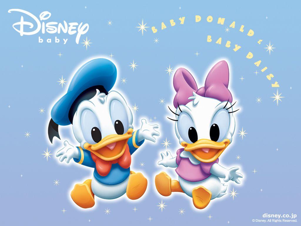 Baby Donald Duck and Daisy Duck Duck Wallpaper