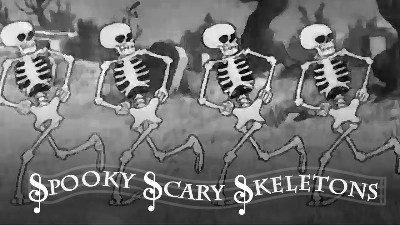 Spooky scary skeleton tik tok