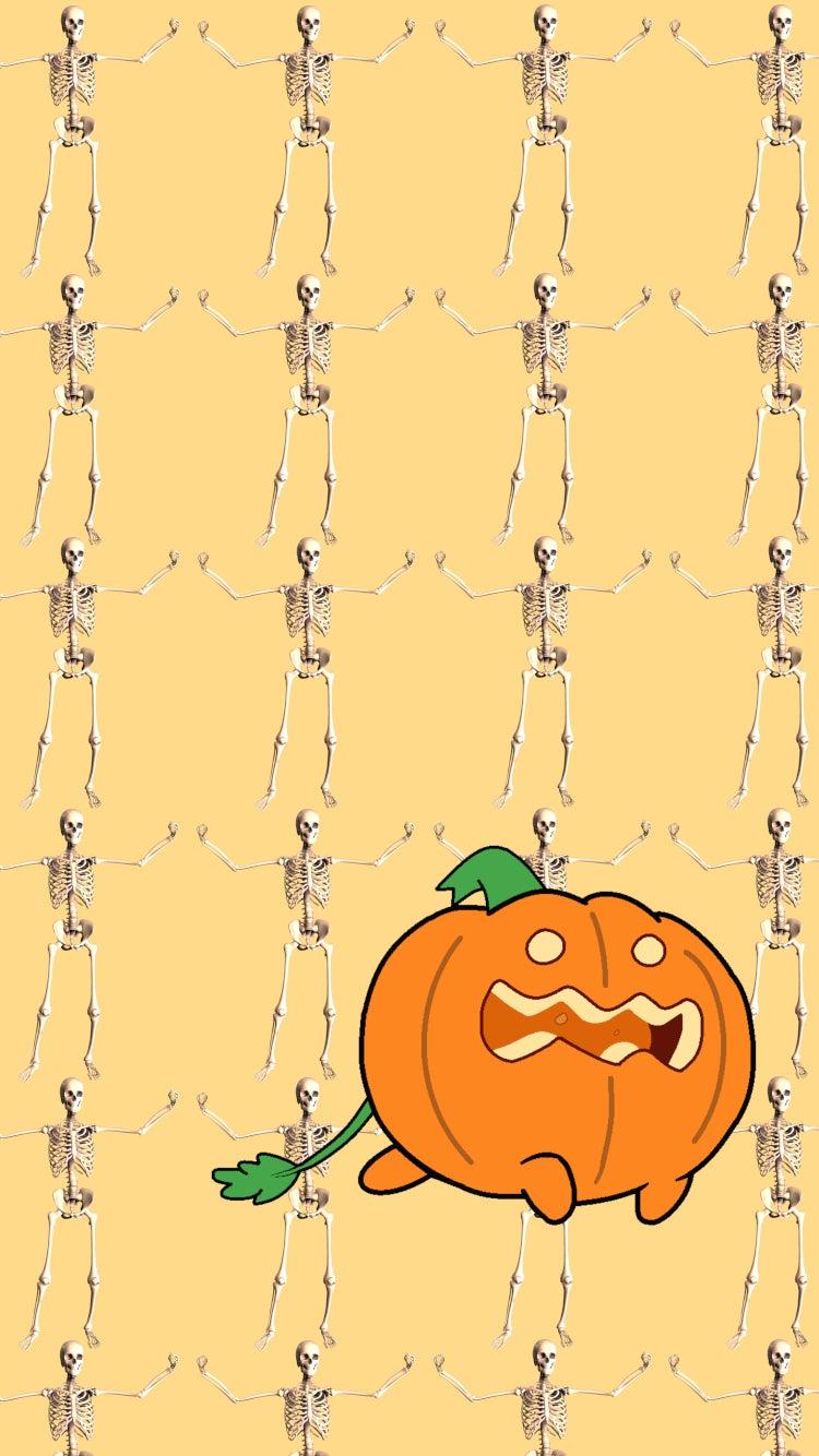 Spooky Scary Skeletons I made another wallpaper. Link to my