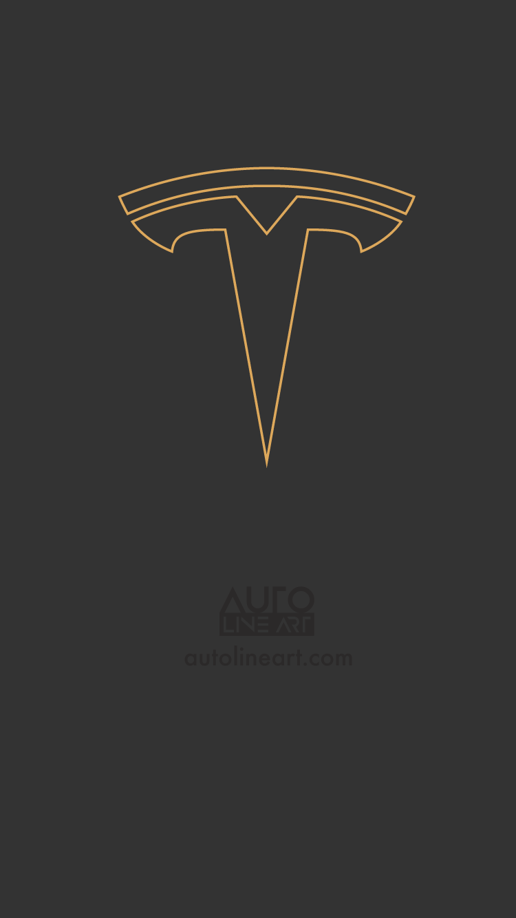 Tesla Logo HD iPhone Wallpaper Free Tesla Logo HD