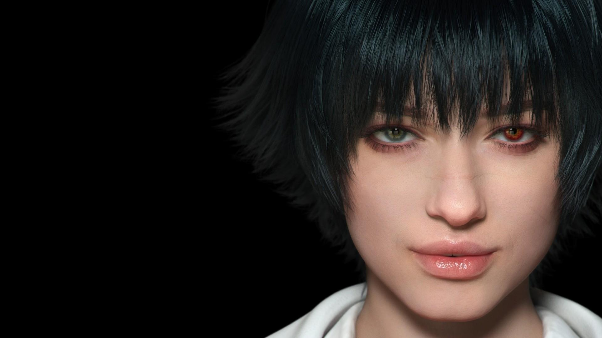 Download 1920x1080 Lady, Devil May Cry, Black Hair