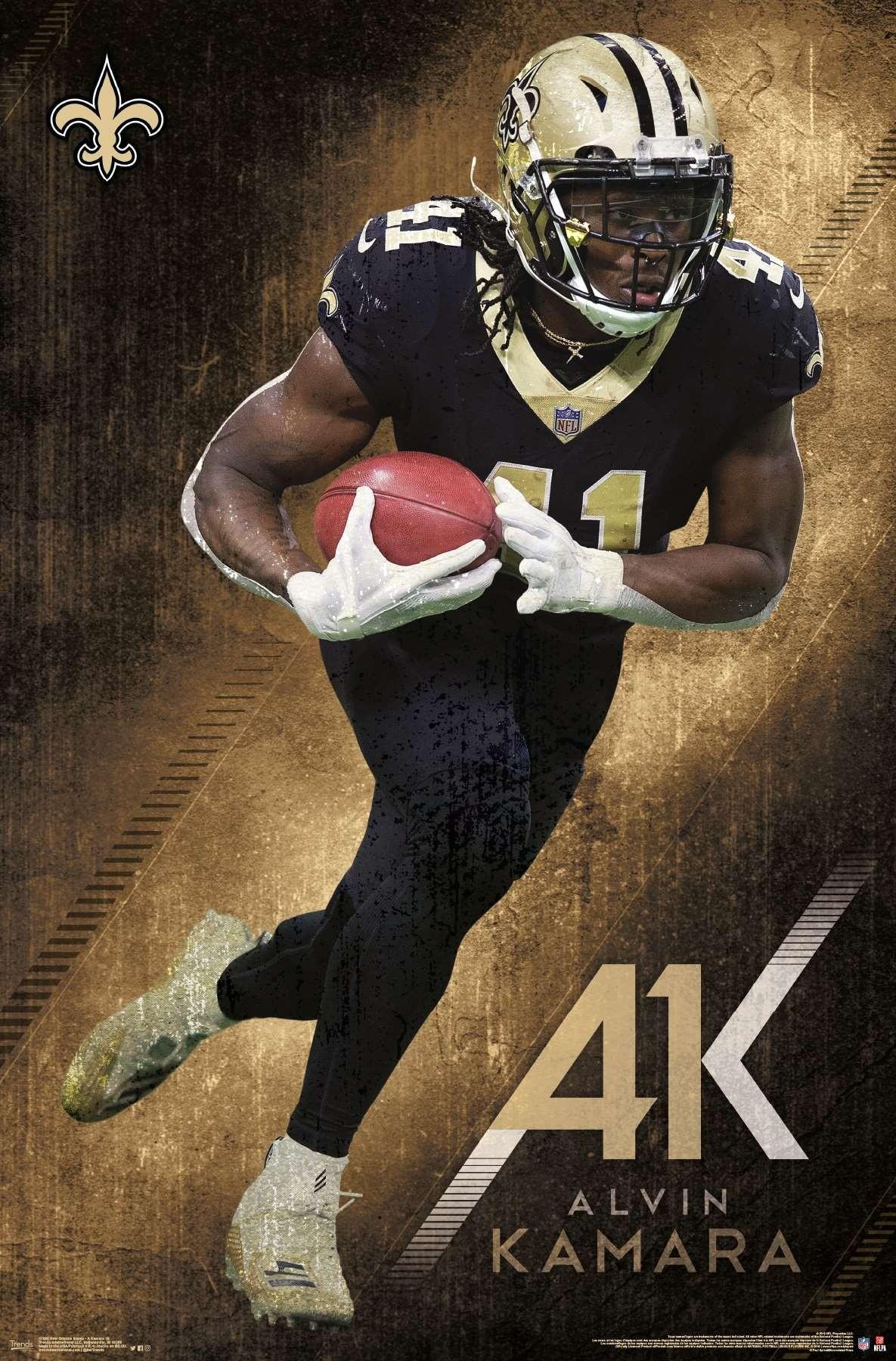 Alvin Kamara ⚜️  Nfl saints, Nfl football wallpaper, Saints football