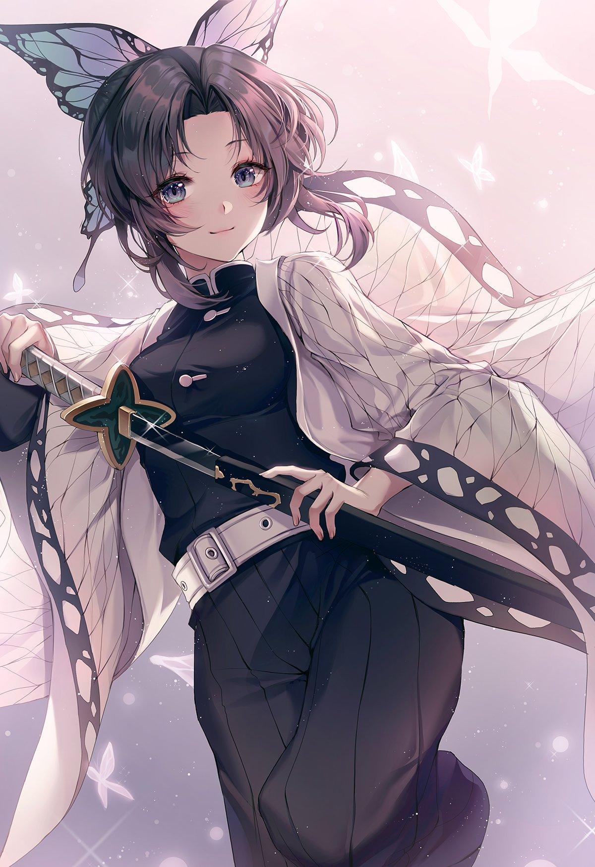 Shinobu Kocho Shinobu Kocho Kimetsu No Yaiba Wallpapers Wallpaper Cave
