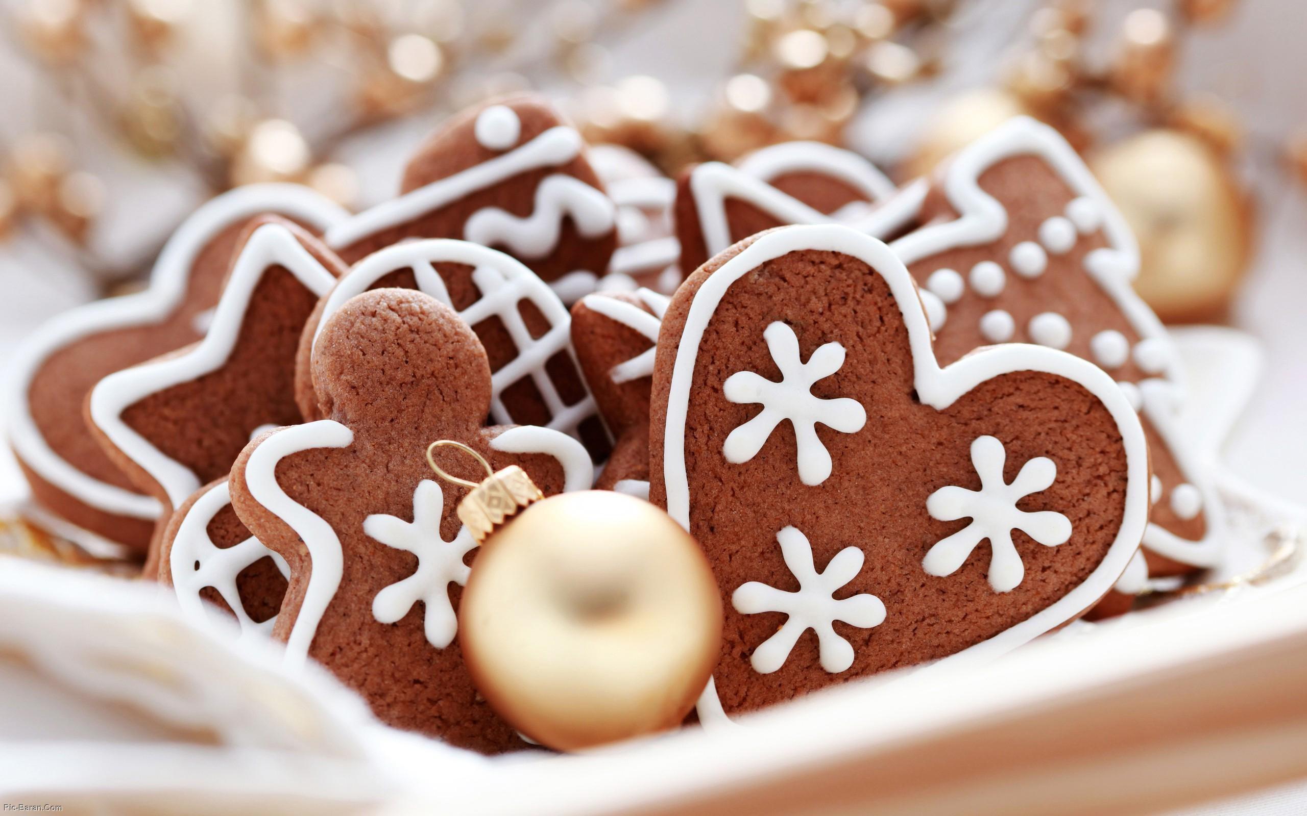 Gingerbread Background. Christmas