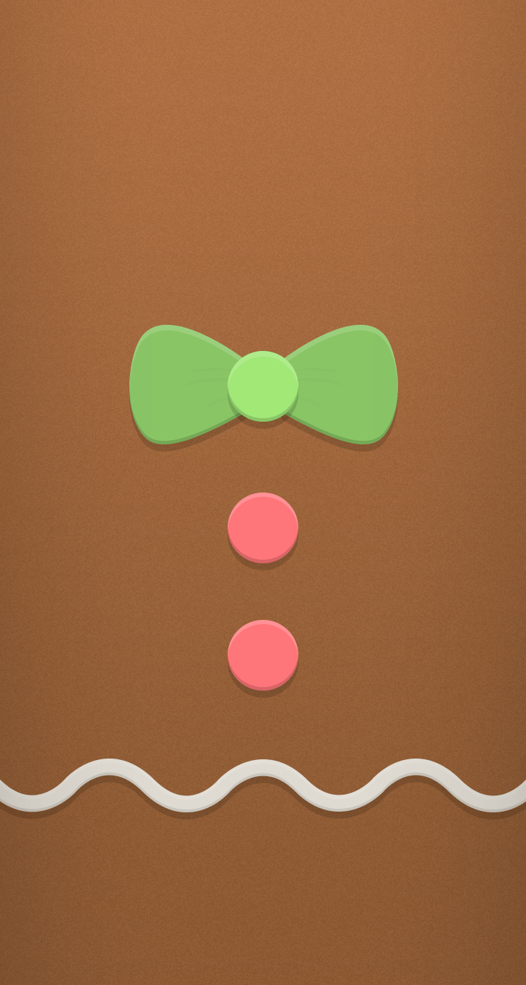 Gingerbread Find more seasonal #iPhone + #Android
