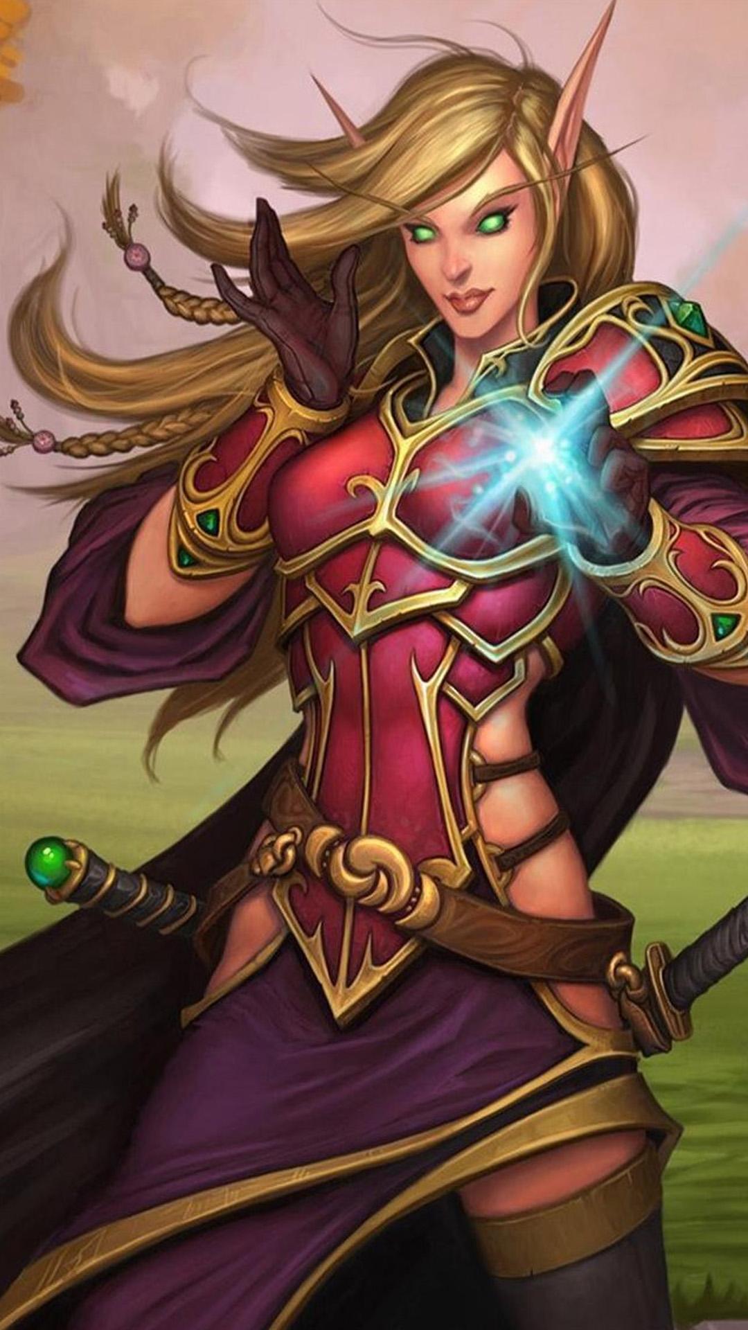 World of Warcraft Female Character Android wallpaper HD wallpaper