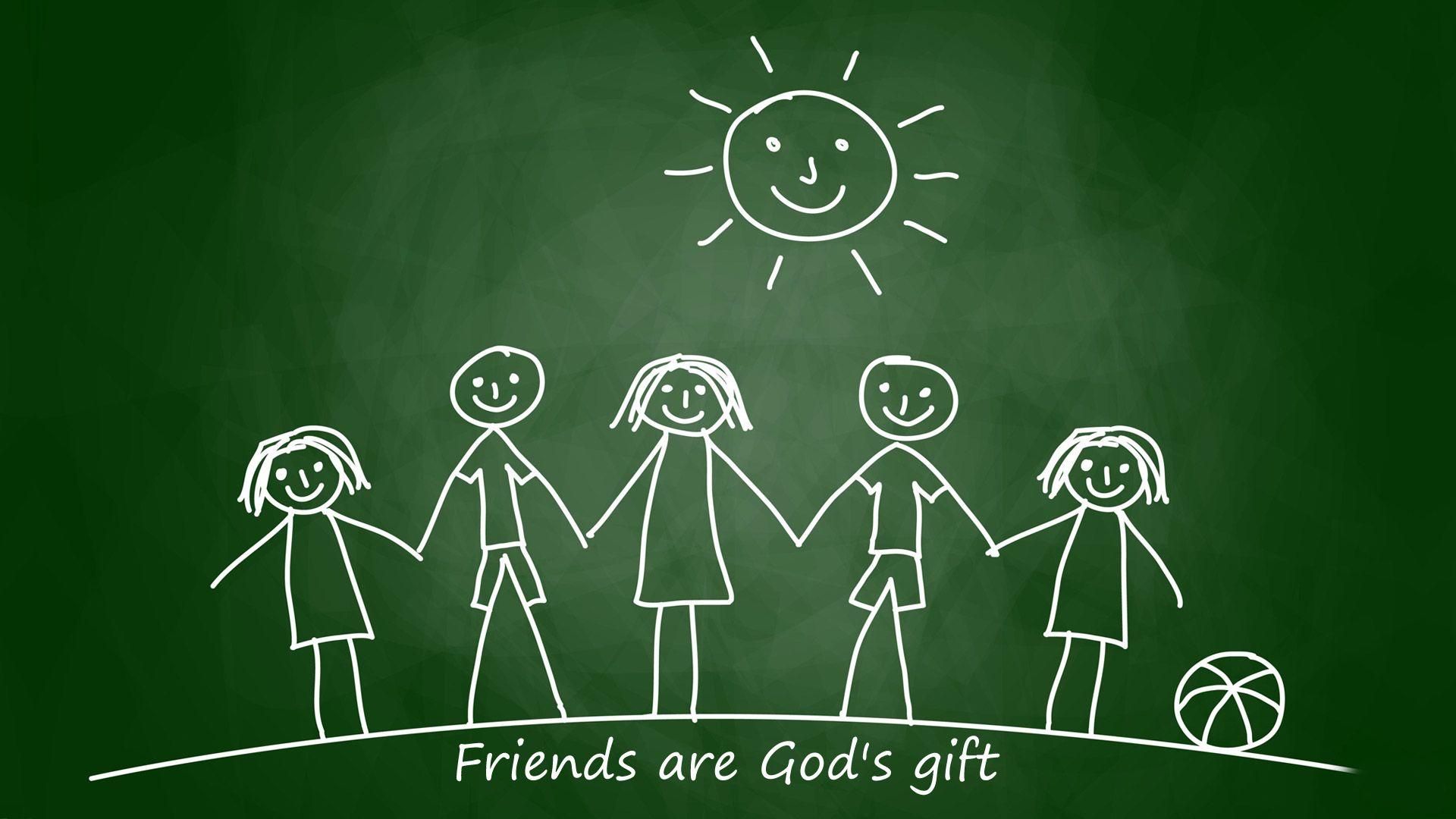 Friends Are Gods Gift Best Friendship Quotes, HD Desktop
