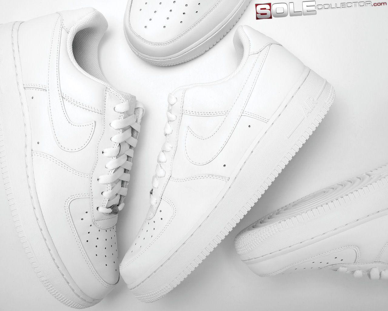 white Nikes