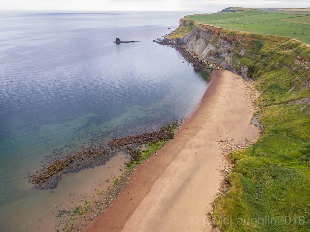 Saltwick bay and the Nab, Whitby, North Yorkshire