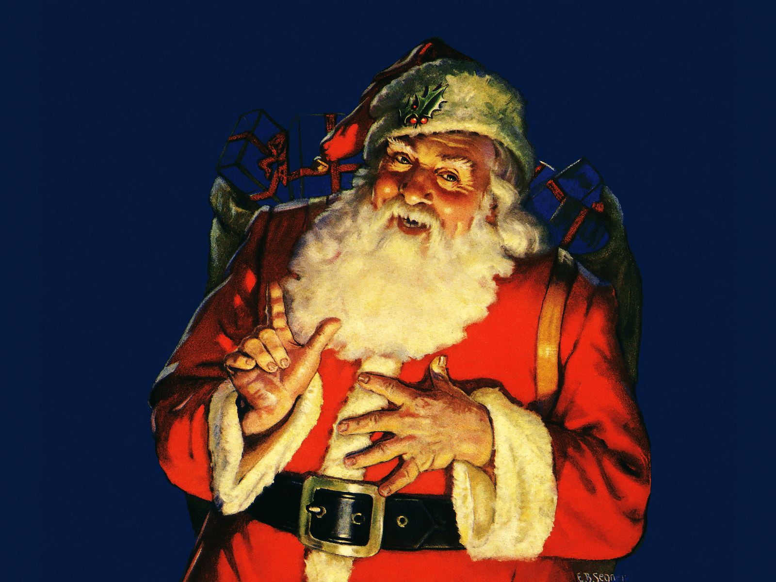 Vintage Santa Claus Wallpaper 21. American Blues Scene