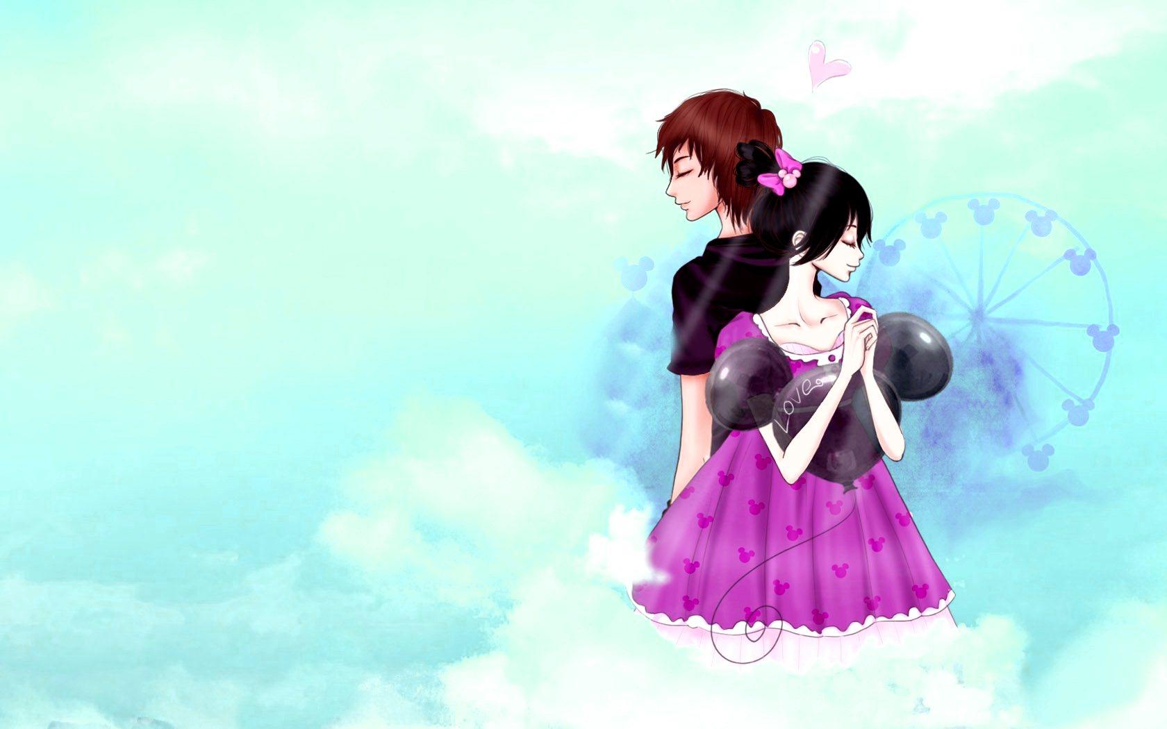 Boy And Girl Love Romance Background HD Wallpaper