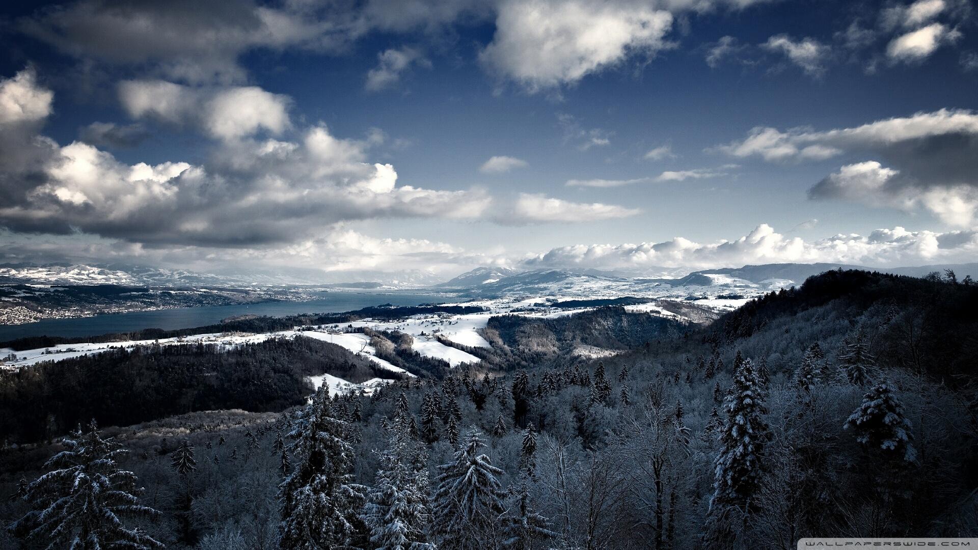 Free download Mountains Winter Wallpaper 1920x1080 Mountains