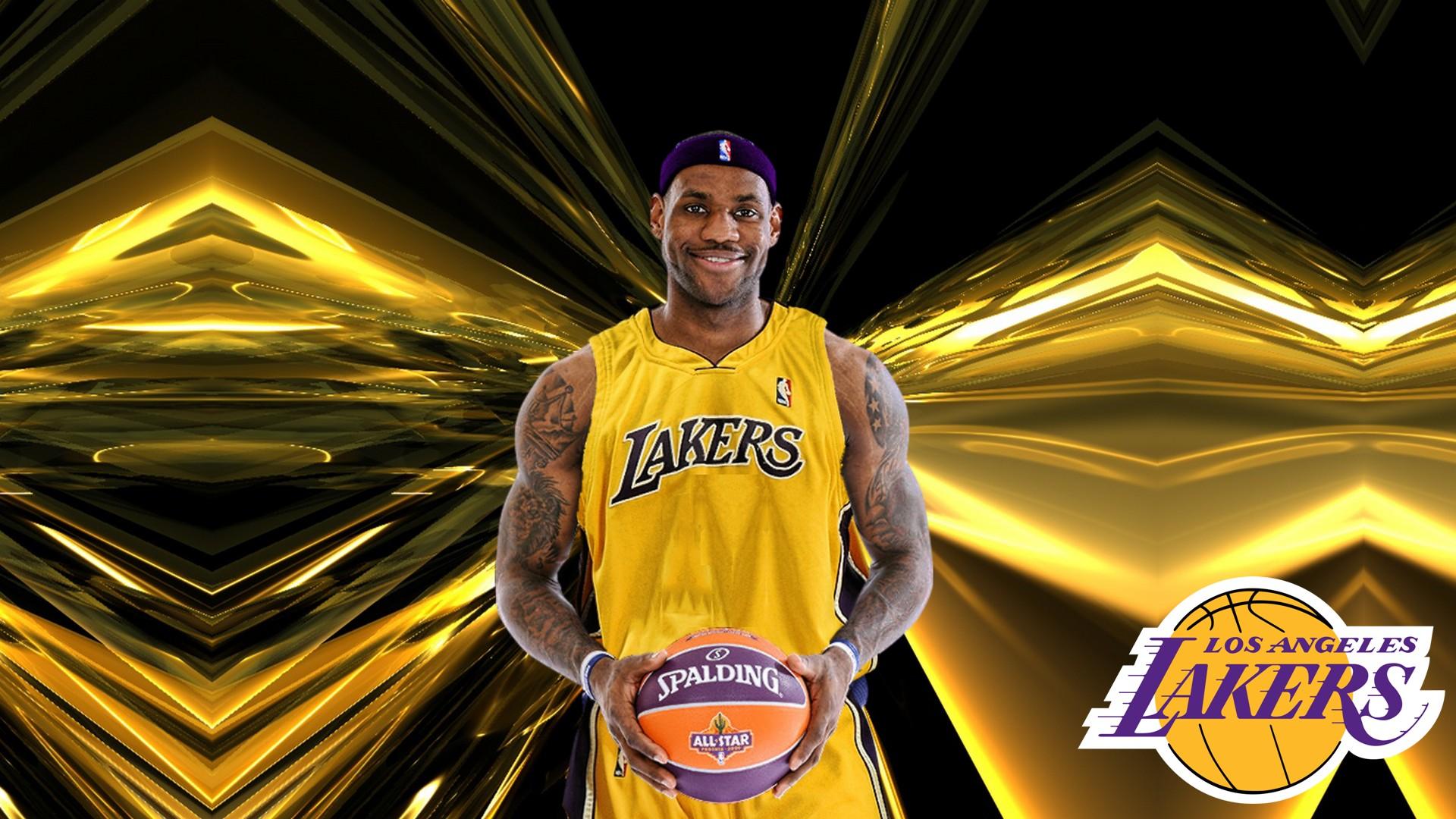 Wallpaper HD LeBron James LA Lakers Basketball Wallpaper