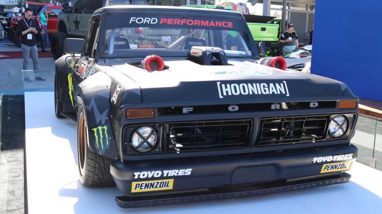 Ken Block's Crazy AWD F 150 Hoonitruck Revealed With Ford GT Power [UPDATE]