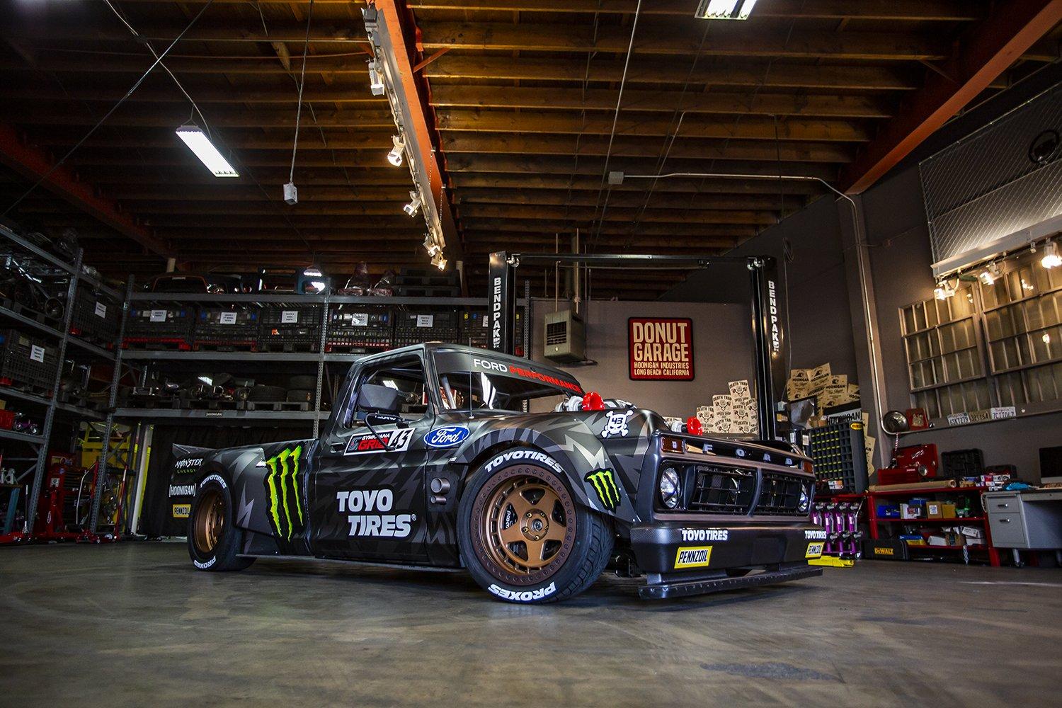 Ken Block's Hoonitruck: Twin Turbo, AWD, 914hp, and Ready to Party in Gymkhana TEN