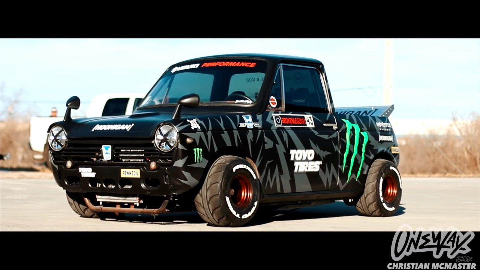 Check Out This Gixxer Swapped Honda N600 Hoonitruck Tribute
