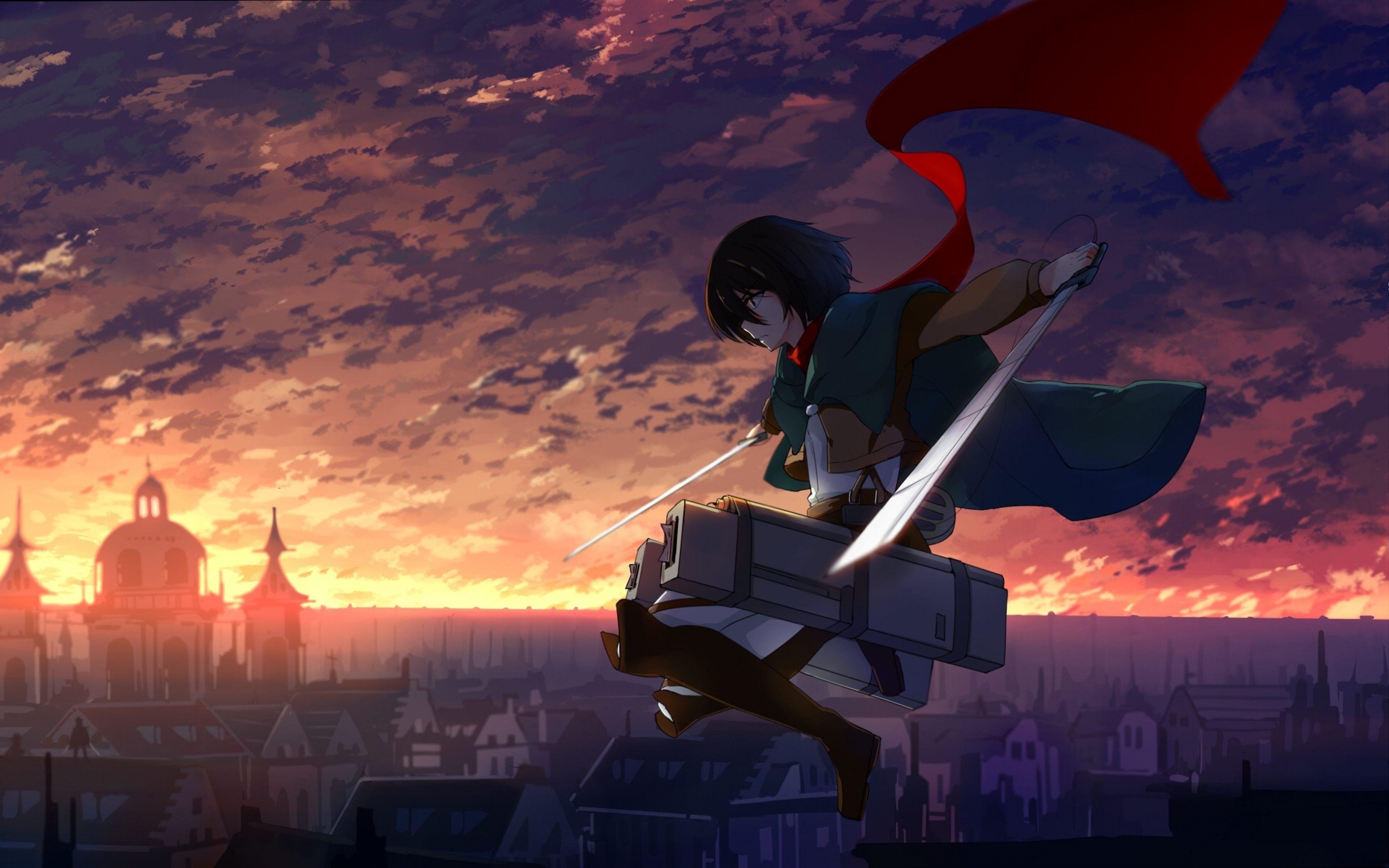 Mikasa ackerman anime girl wallpaper