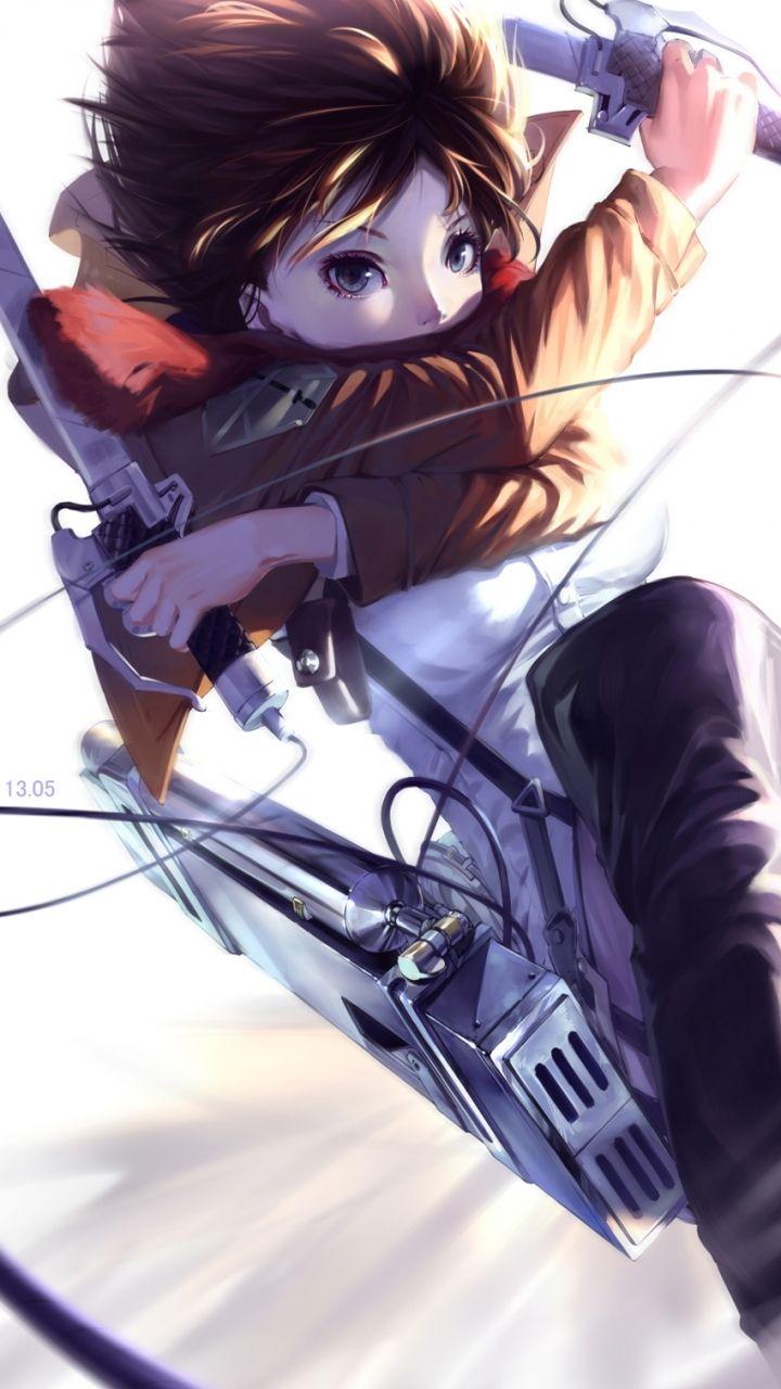 Anime Attack On Titan Mikasa Ackerman Mobile Wallpaper