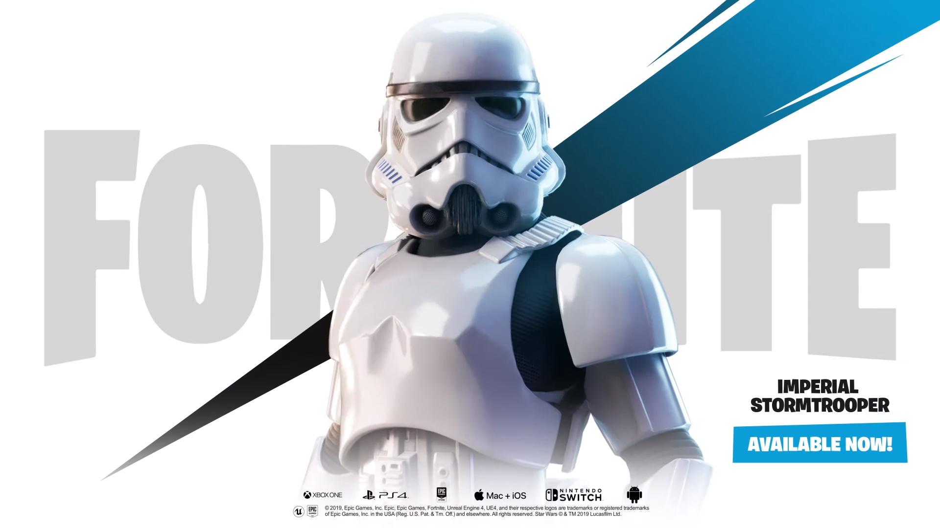 Fortnite x Star Wars event kicks off with a stormtrooper