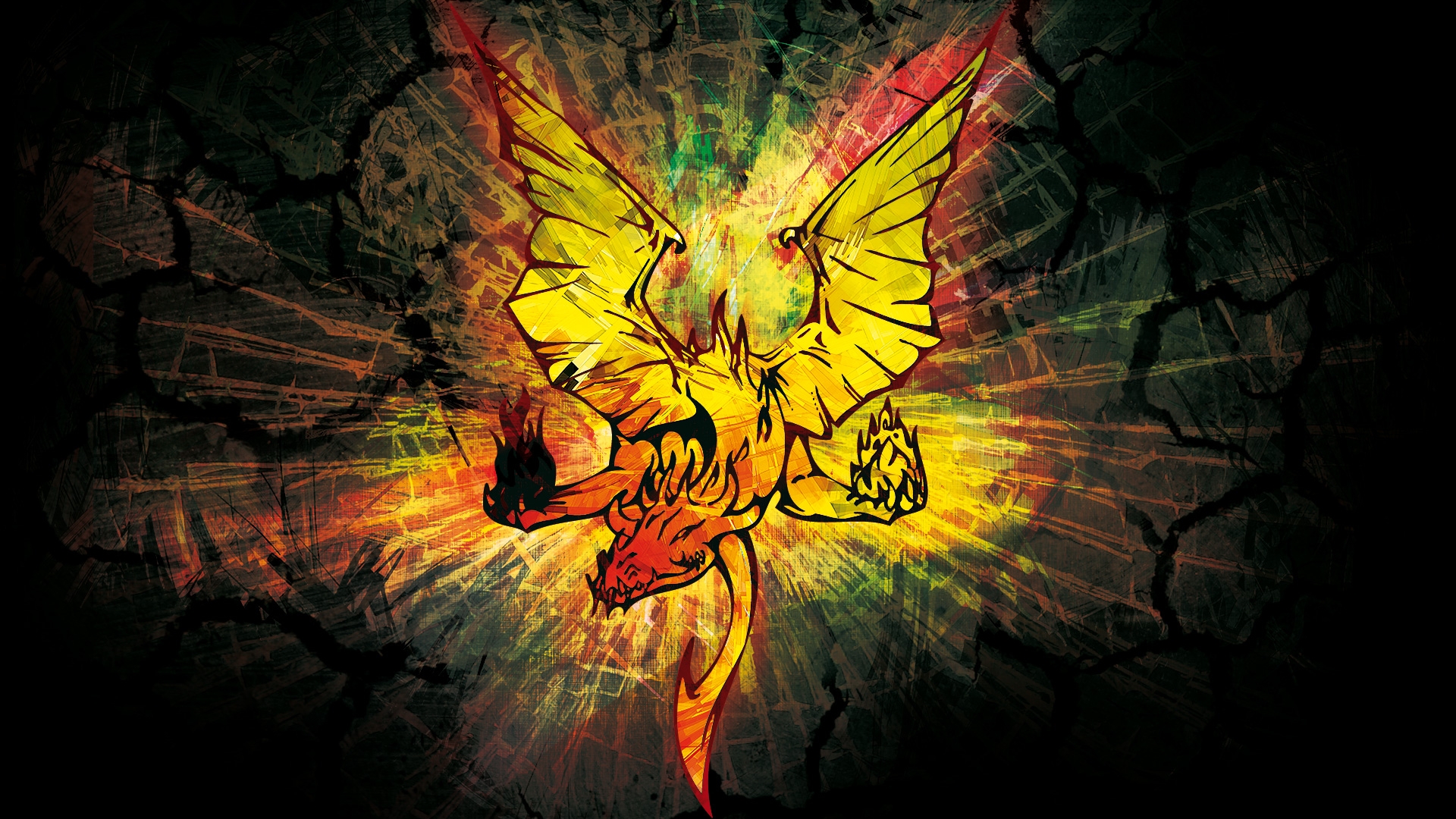 Free download wallpaper dragon fantasy vintage wallpaper