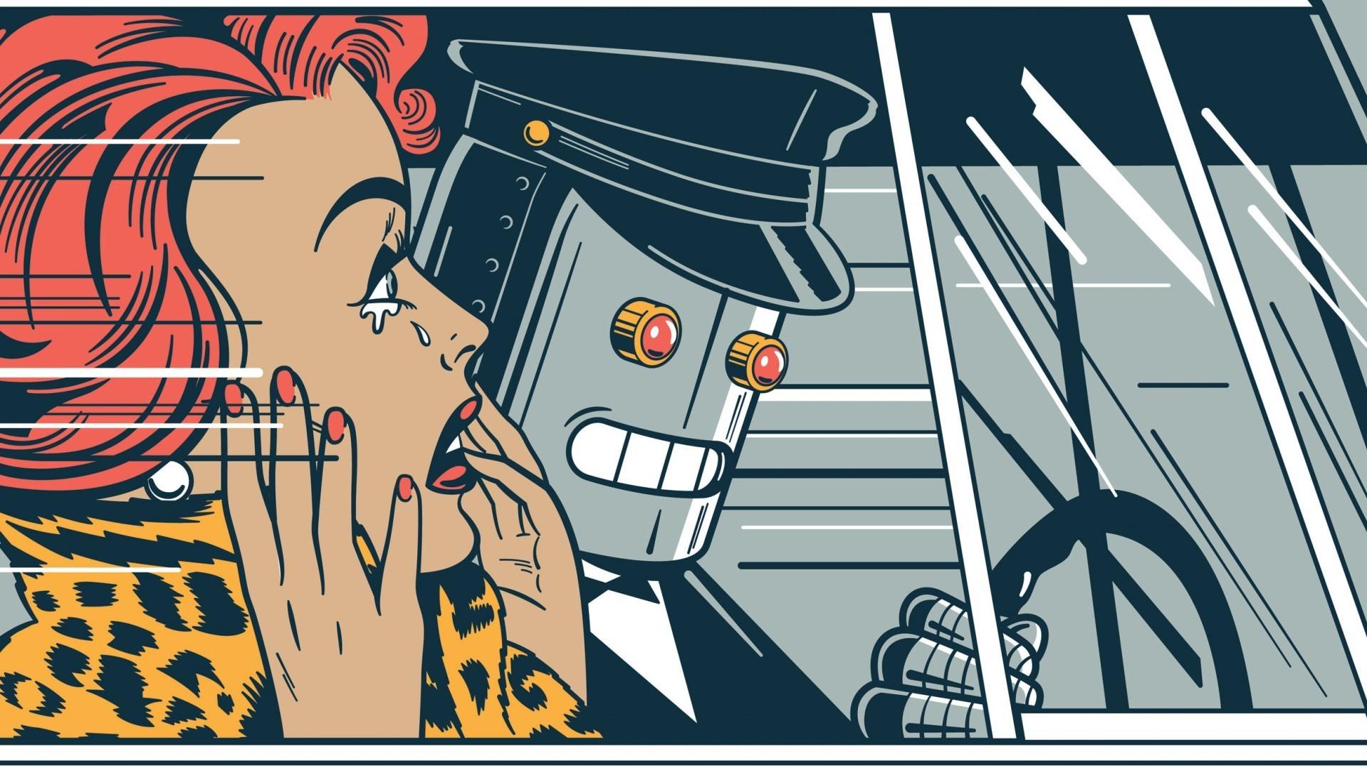 1920x1080 digital art robot fantasy art futuristic