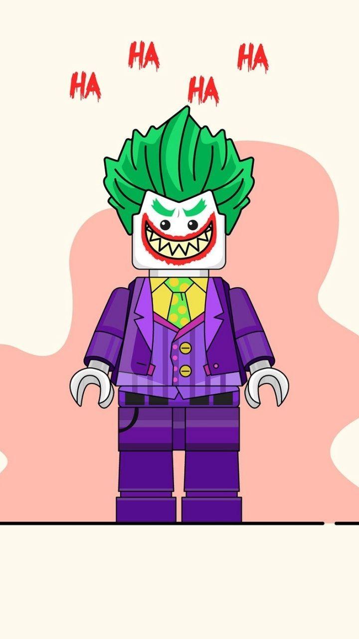 Jaw Dropping Wallpaper Joker Villain LEGO Art 7201280