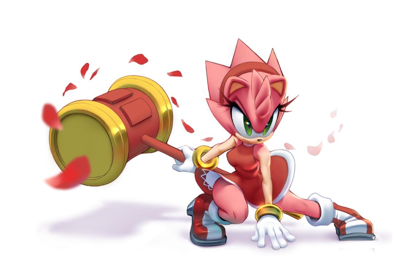 Wallpaper art, Amy Rose, Sonic the Hedgehog image for desktop, section игры