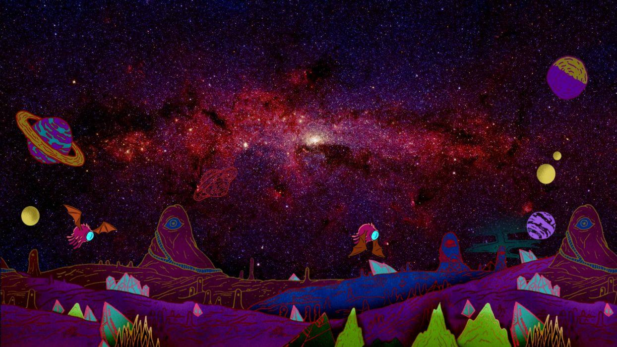 RICK AND MORTY Comedy Family Sci Fi Cartoon Wallpaper