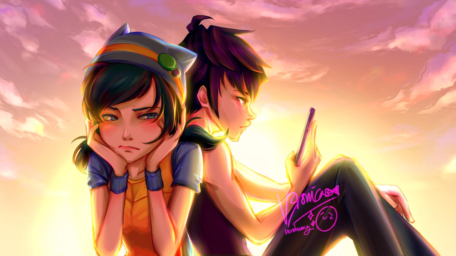 Ying and Fang, from Boboiboy Galaxy © Animonsta