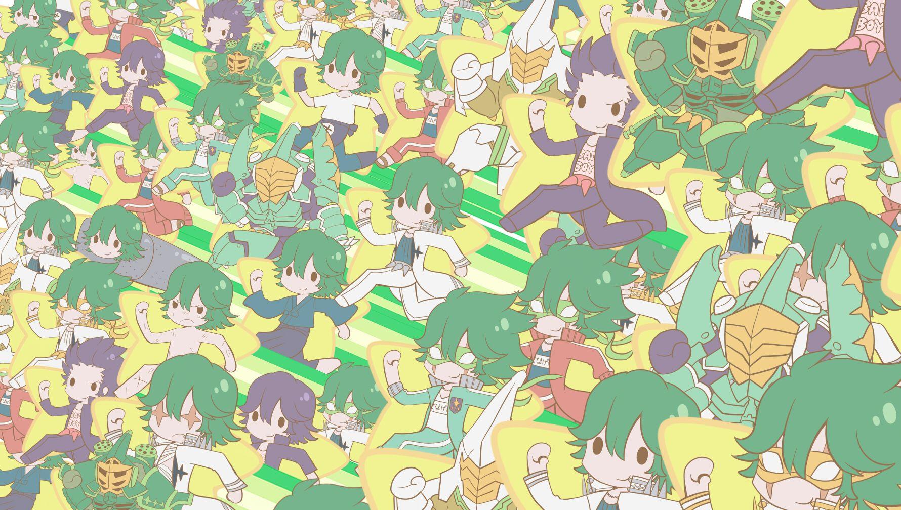 Anime Pattern Wallpaper