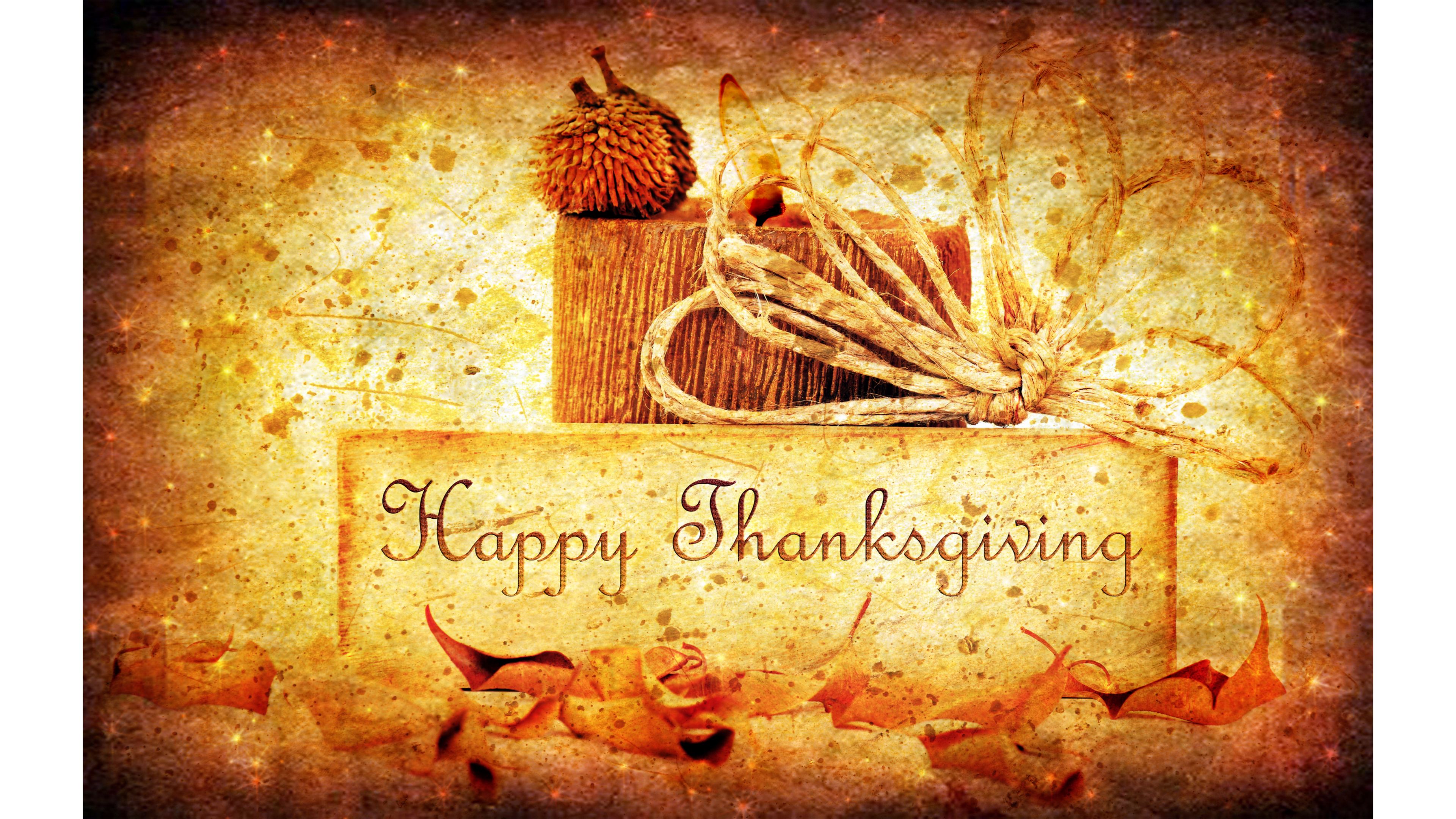 Thanksgiving 4K wallpaper for your desktop or mobile screen free and easy to download