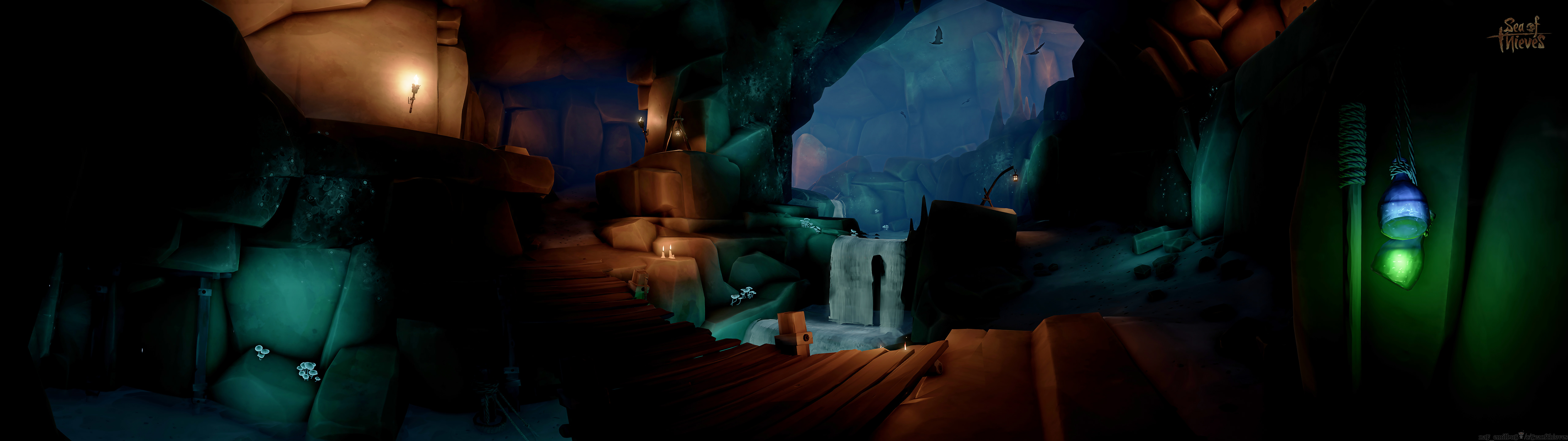 Sailors Bounty(In the Caves) Monitor Wallpaper
