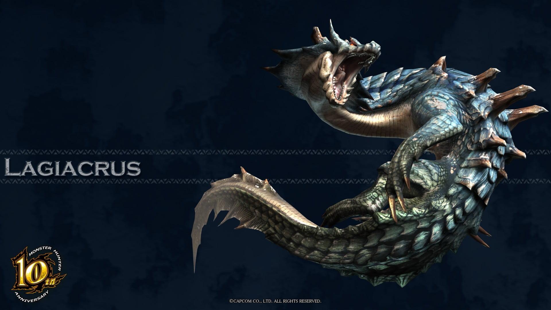 Lagiacrus digital wallpaper, Monster Hunter, Lagiacrus HD