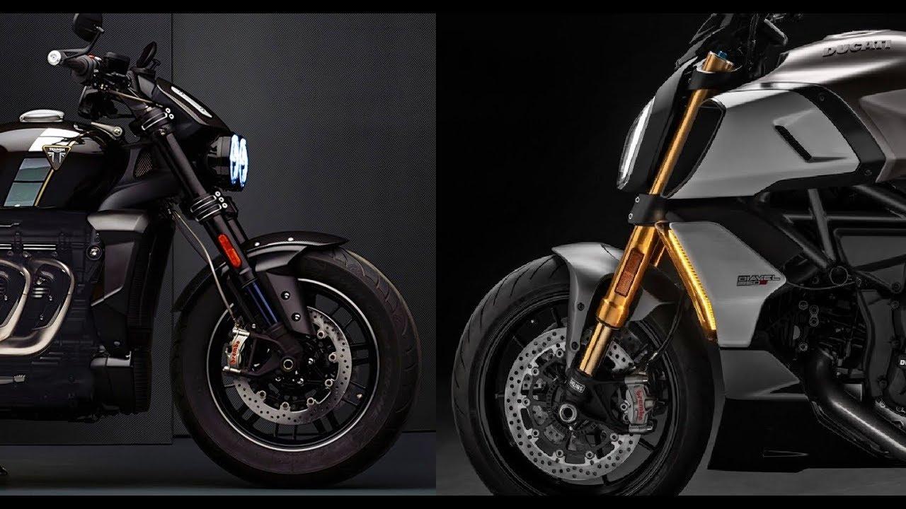 Ducati Diavel Vs Triumph Rocket III. Specification, Price, Image