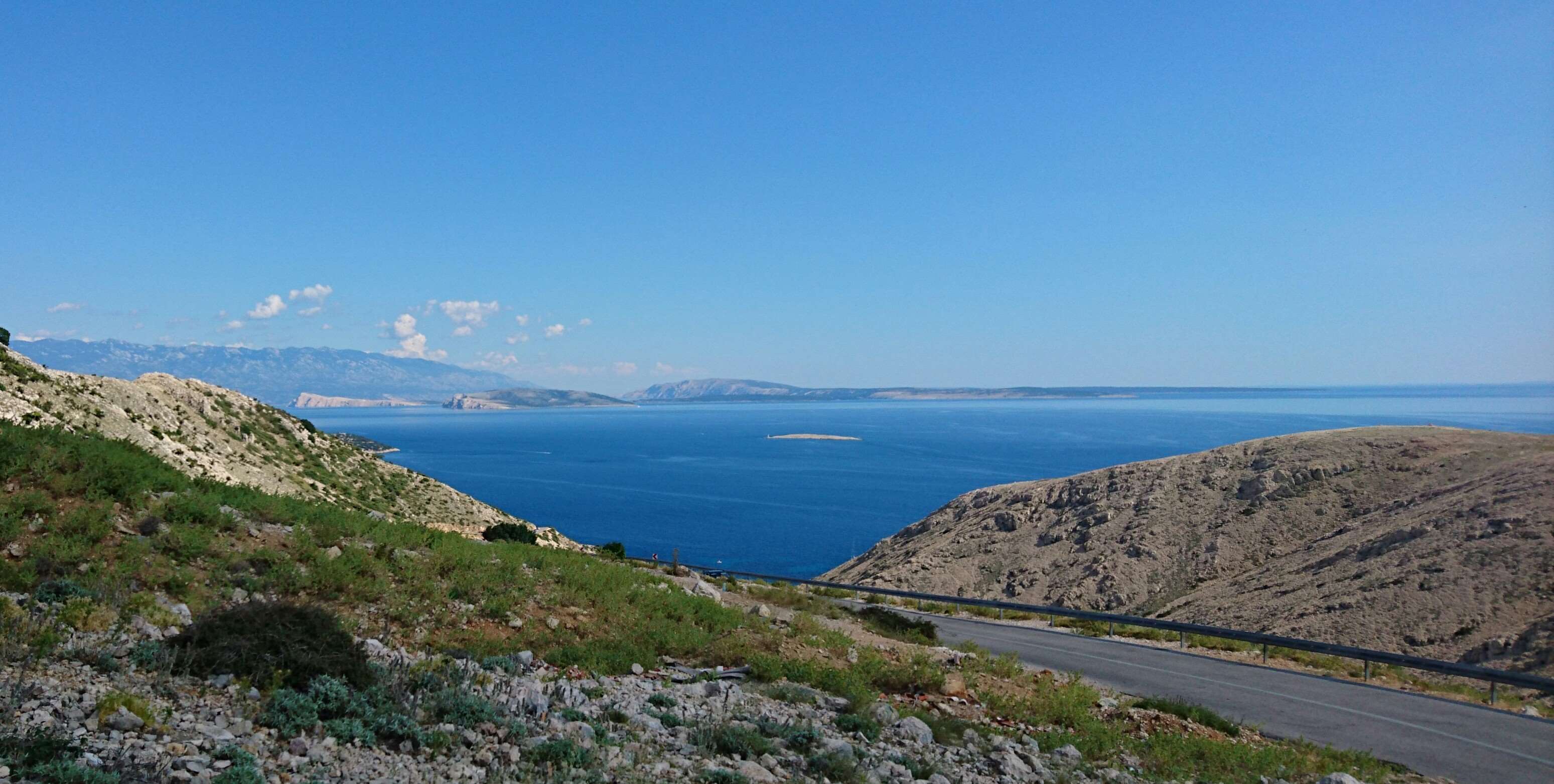blue sky, croatia, great, island, krk, landscape