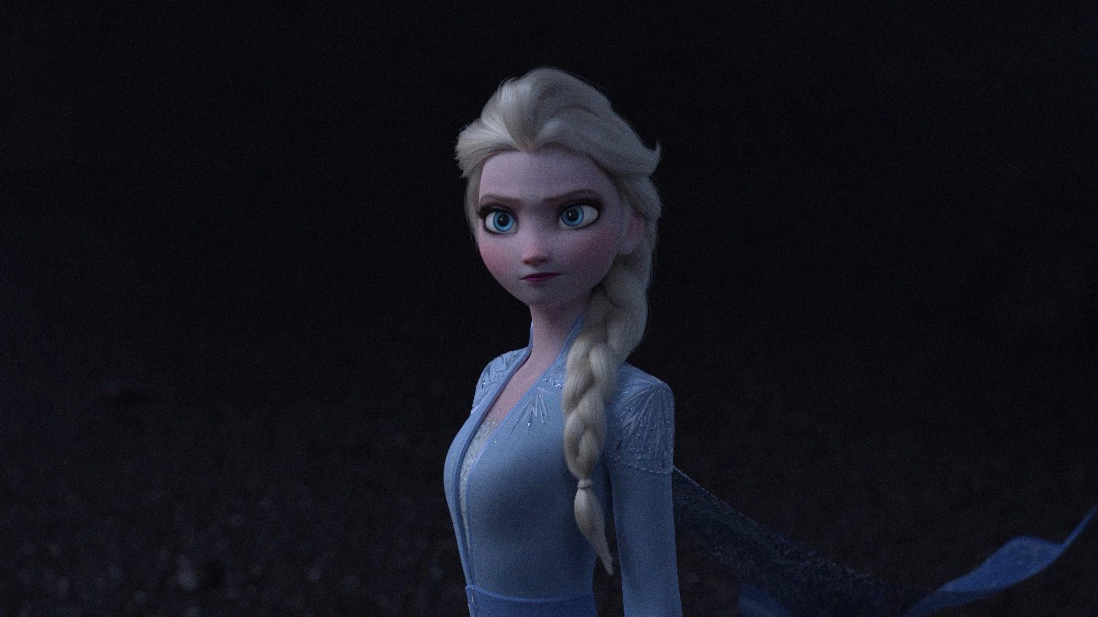 Frozen 2 Elsa 4K Wallpaper