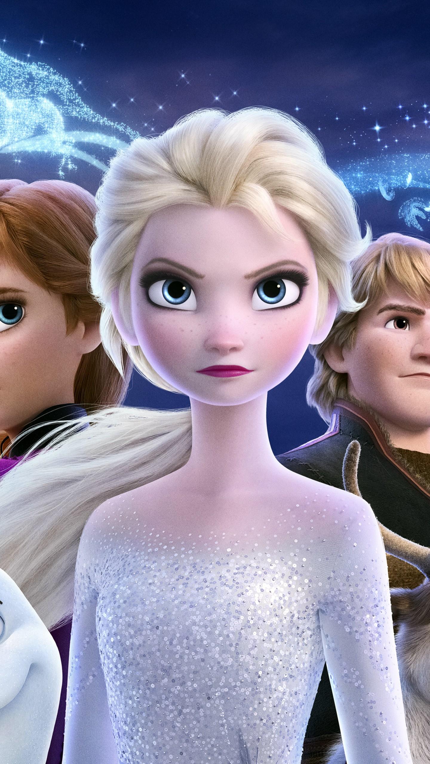 Wallpaper Frozen Queen Elsa, Hans, Anna, Olaf, Kristoff