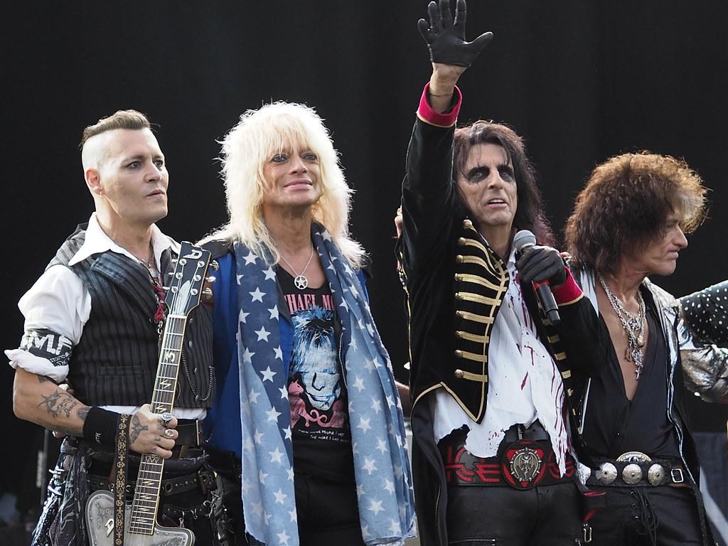Hollywood Vampires & Michael Monroe
