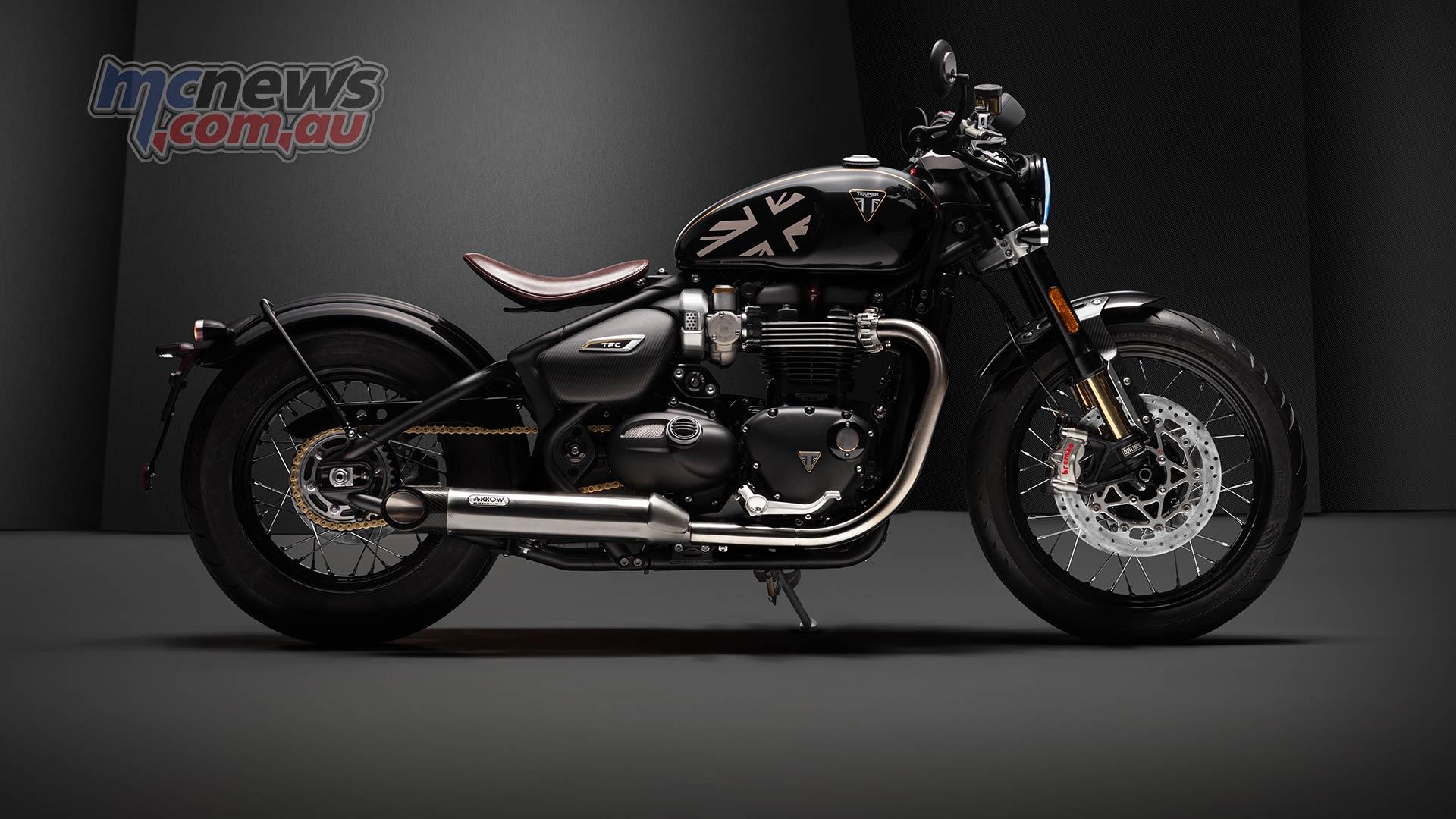Triumph Bobber TFC. More than just window dressing