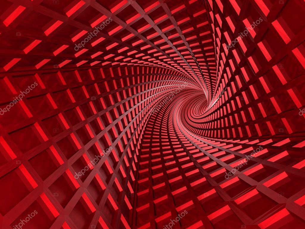 Red Tunnel Wallpaper for iPhone X, 6 Download