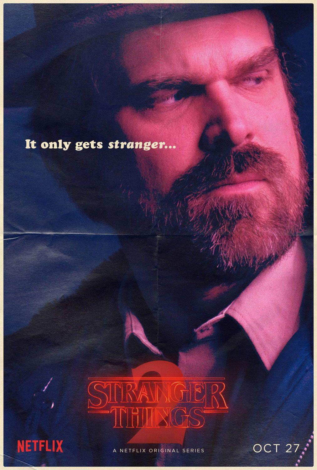 StrangerThings Character poster of Chief Jim