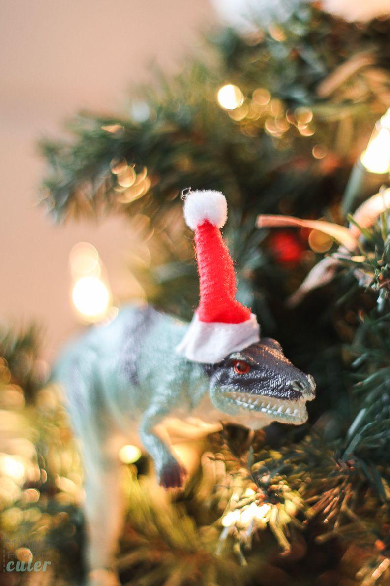 How to Make Funny Dinosaur Christmas Ornaments. Dinosaur