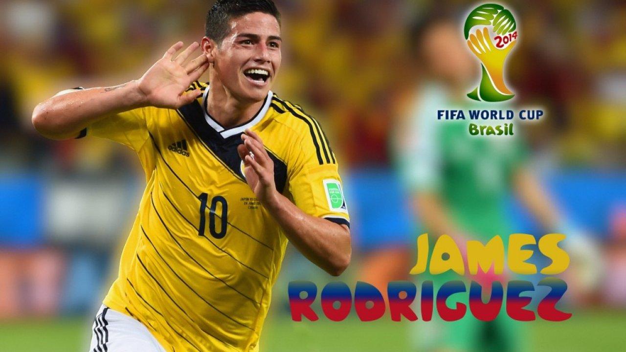 James, Rodriguez, Of, Colombia, At, , World, Cup, High