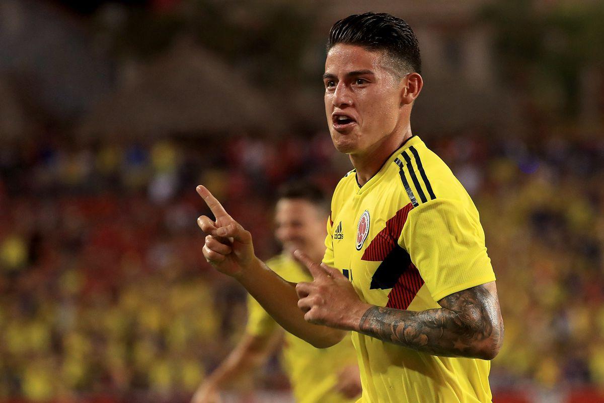 James Rodriguez dazzles with spectacular goal in Colombia vs