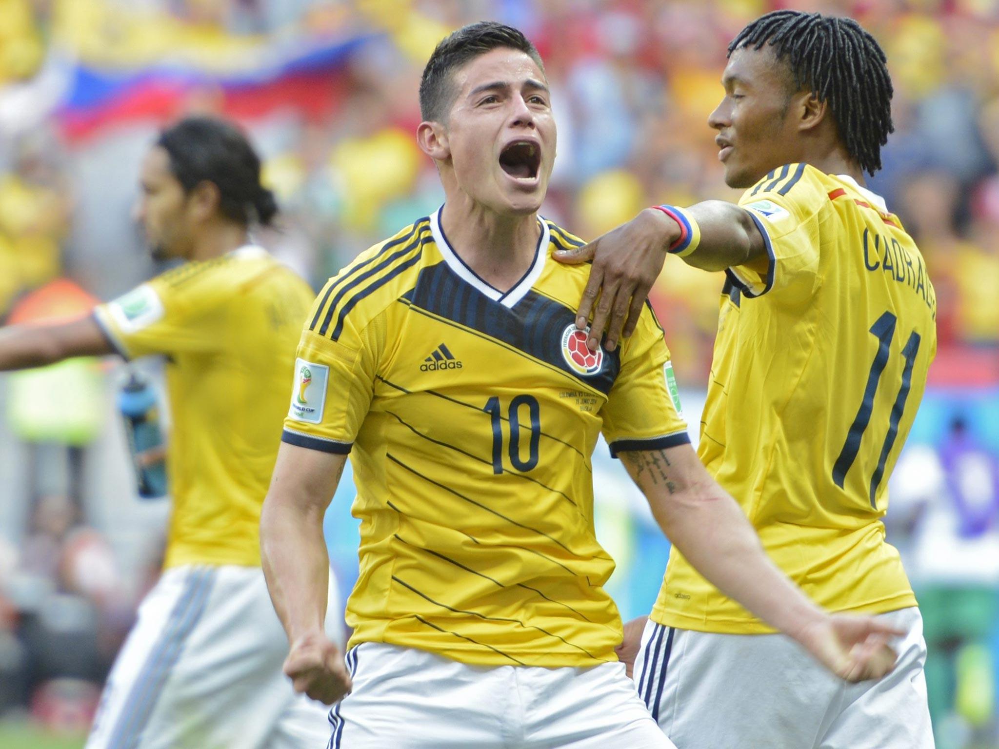 Colombia vs Uruguay: James Rodriguez weaves his magic