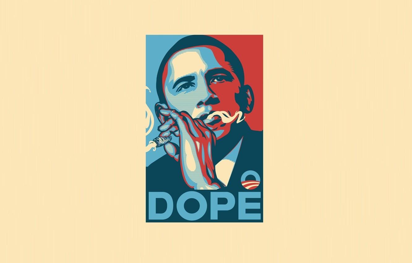 Wallpaper Minimalism, Smoke, President, Art, Art, Smoke, Barack